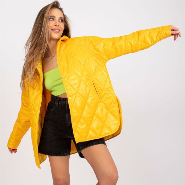 Rue Paris Eleanor takki mustard-4
