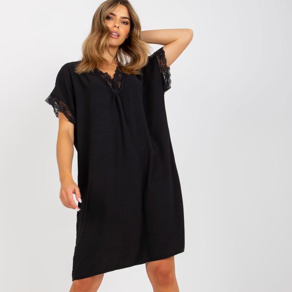 Italy Moda Ginette mekko musta-1