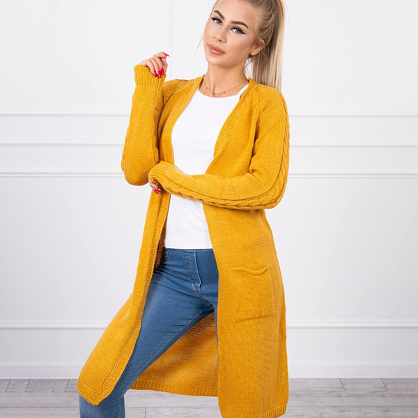 Kesi Donna neuletakki mustard