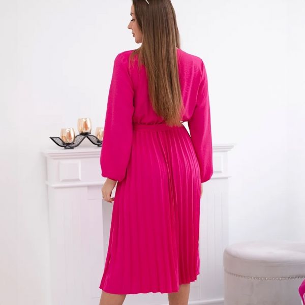 Kesi Vivaldi mekko vyöllä fuksia-3
