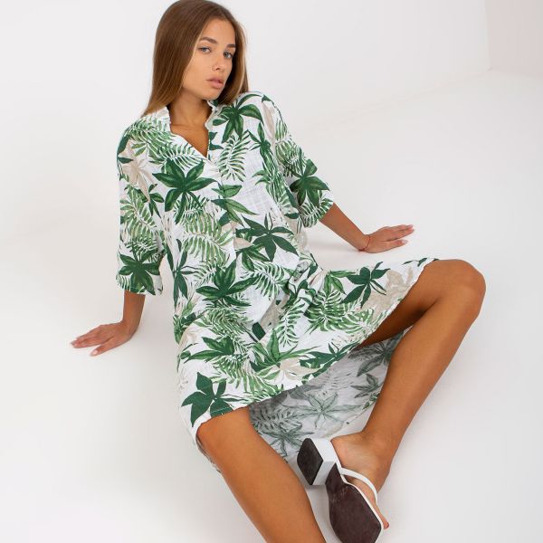 Italy Moda Jazmin kuvioitu mekko vihreä