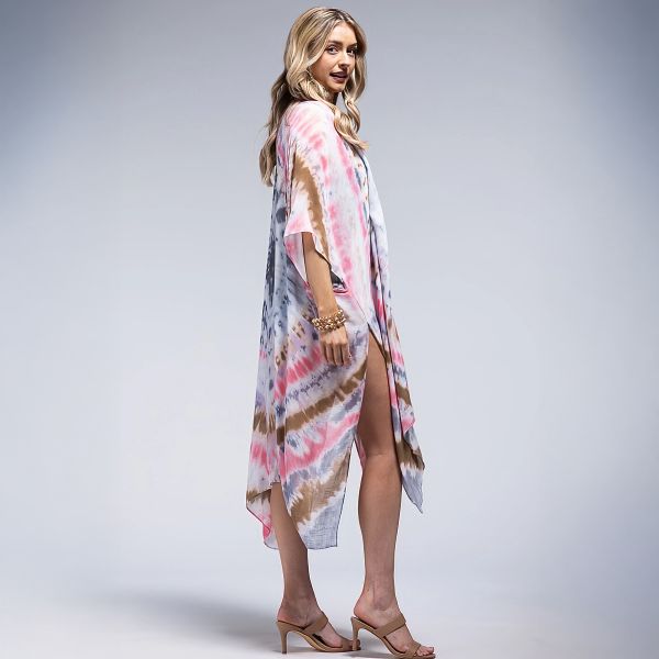One by Onedder kimono Tie-Dye Pink-5
