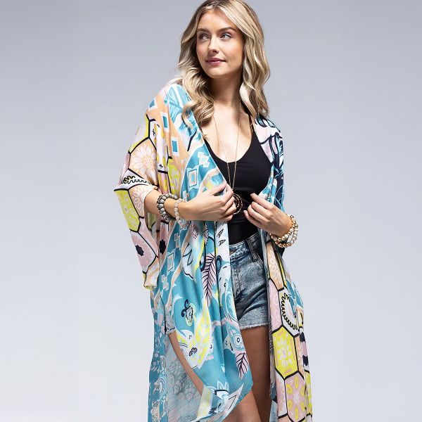 One by Onedder kimono Tropical-2