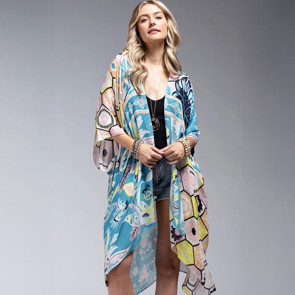One by Onedder kimono Tropical-3