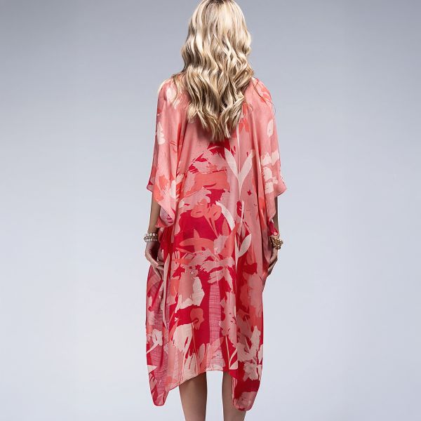 One by Onedder kimono Red Flower-5