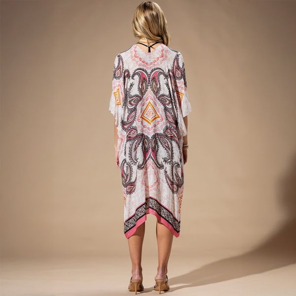 One by Onedder kimono Pink Paisley-7