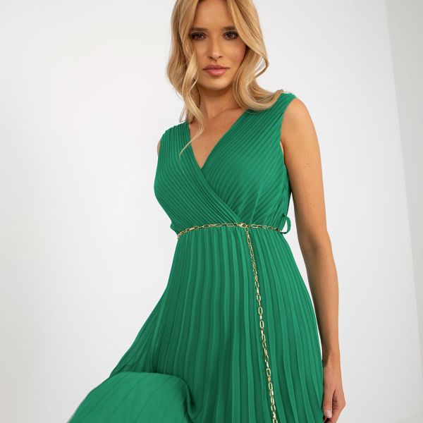New Collection Celinne mekko vyöllä vihreä-2