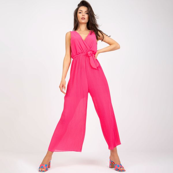 Pammy Firenze jumpsuit neonpinkki-2