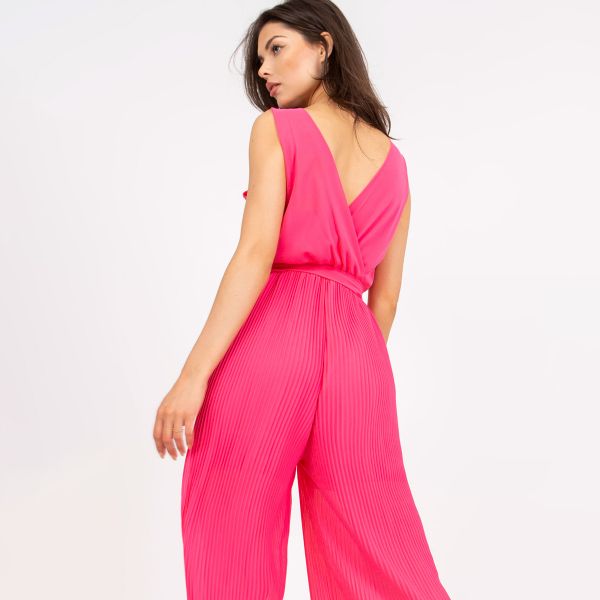 Pammy Firenze jumpsuit neonpinkki-5