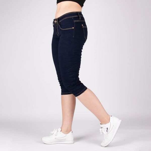 Girl Vivi Stretch farkkucaprit navy