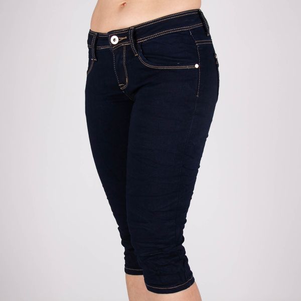 Girl Vivi Stretch farkkucaprit navy-8