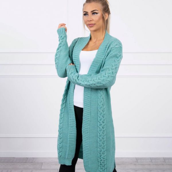 Kesi Weave neuletakki seagreen-1
