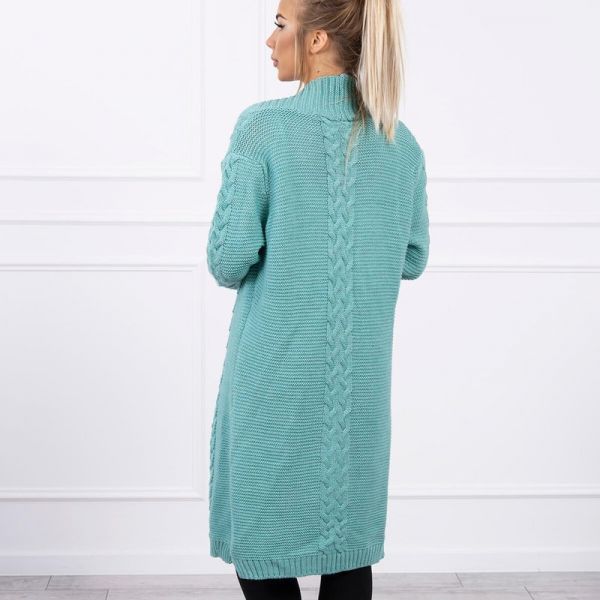 Kesi Weave neuletakki seagreen-2