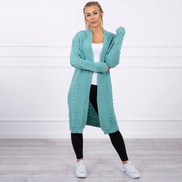 Kesi Weave neuletakki seagreen-3