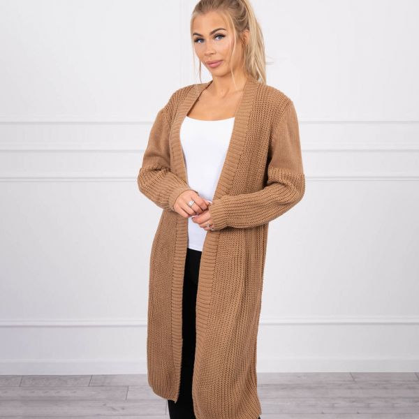 Kesi Long neuletakki camel-4