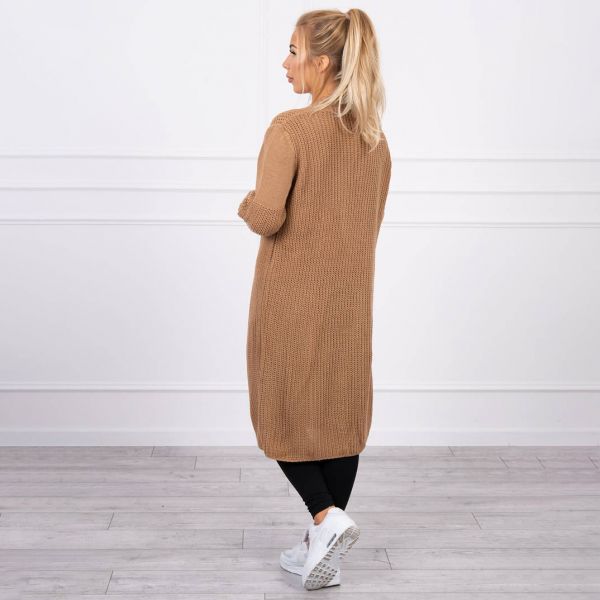 Kesi Long neuletakki camel-3