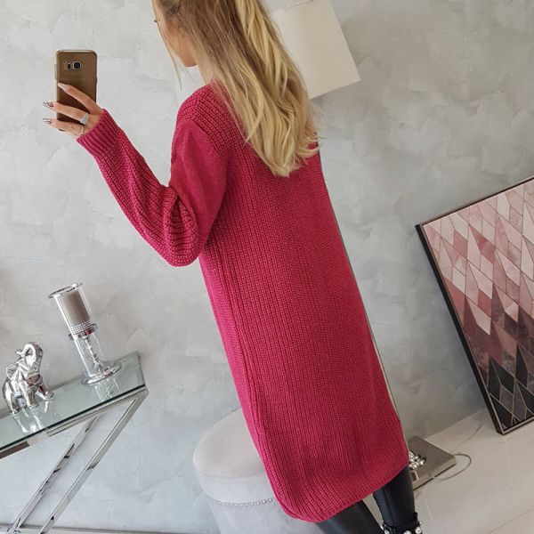 Kesi Londa neuletakki fuksia-6