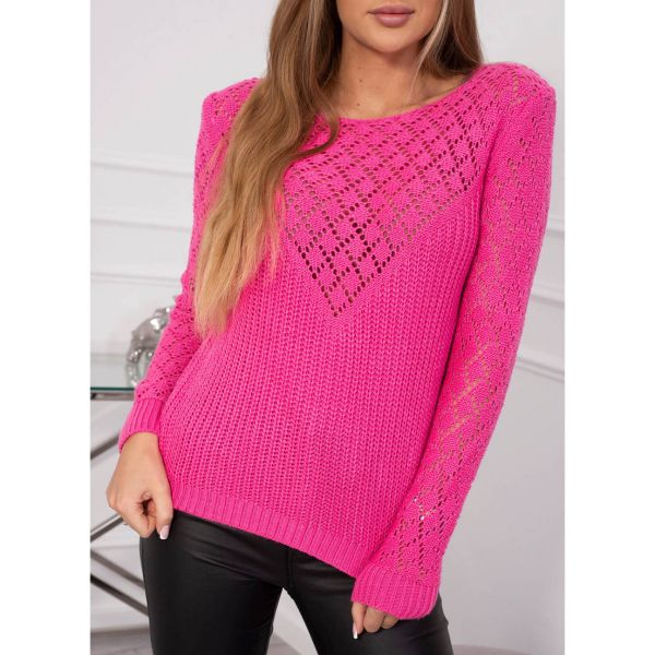 Kesi Decorative neulepaita fuksia-3
