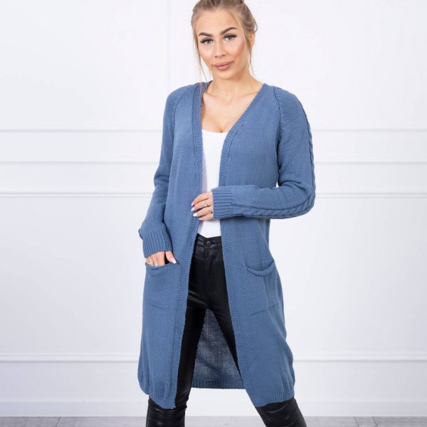 Kesi Donna neuletakki sininen-4