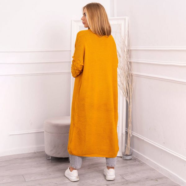 Kesi Longy neuletakki mustard-3