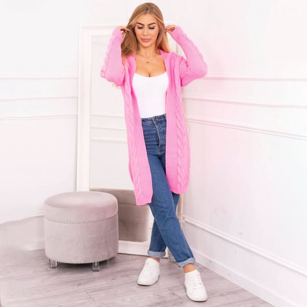 Kesi Elegant neuletakki pinkki-3