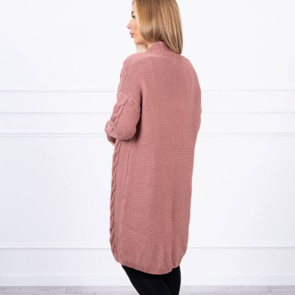 Kesi Elegant neuletakki vanha roosa-2
