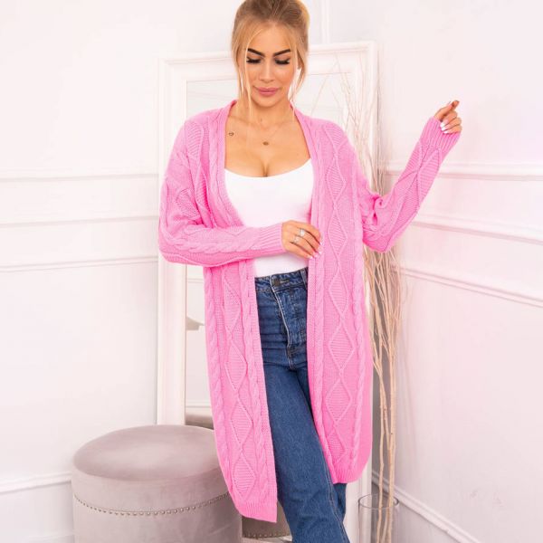 Kesi Figure neuletakki pinkki-6