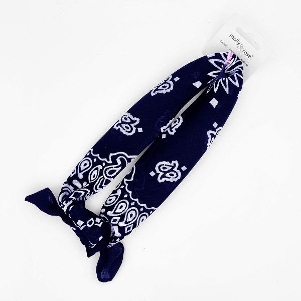 Kuvioitu bandana navy