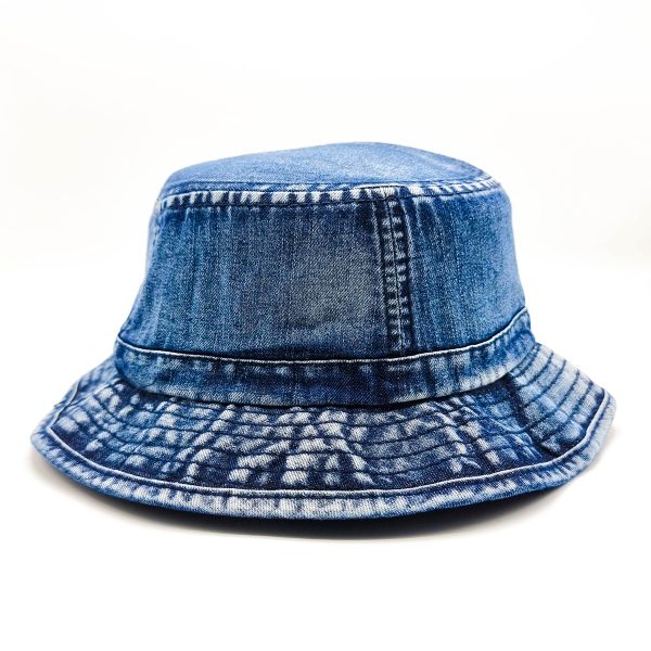 Kalastajanhattu farkkukankaasta tumma denim-1
