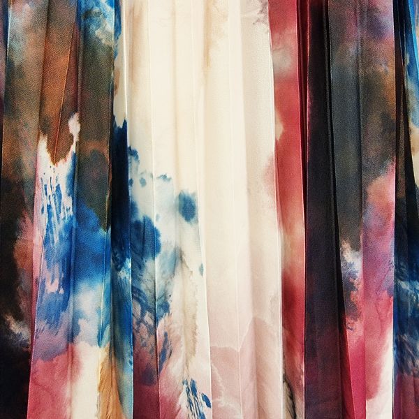 Elle Lisa Watercolor mekko vyöllä-5