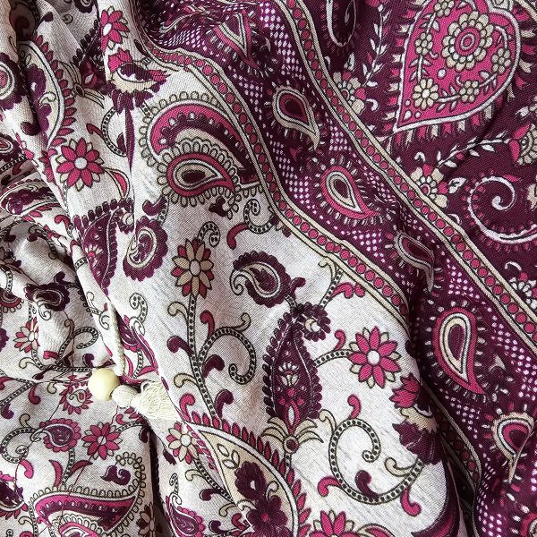 Sumel Paisley kaftaani mauve-5