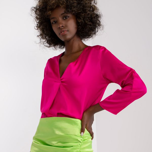 Rue Paris Ofelia satiinipaita fuksia-1
