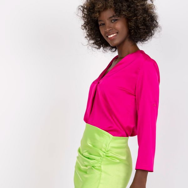 Rue Paris Ofelia satiinipaita fuksia-2