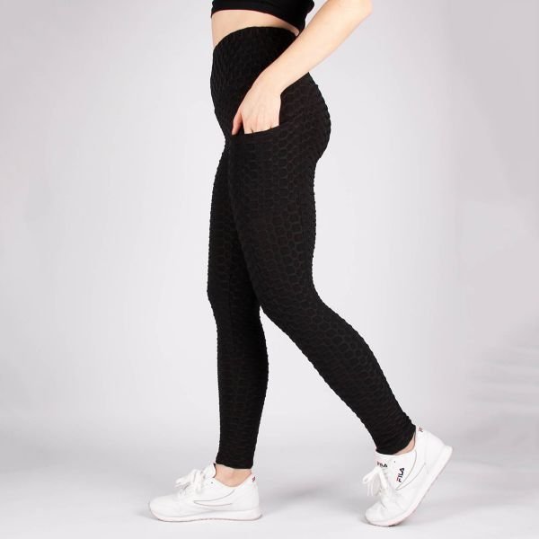 ShoSho Rubie Honeycomb leggingsit musta-5