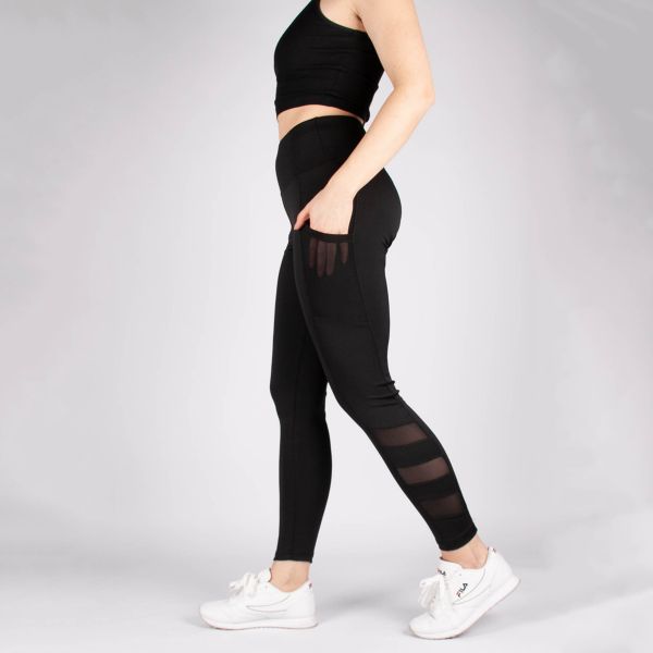 ShoSho Josie Active Sport leggingsit musta-3