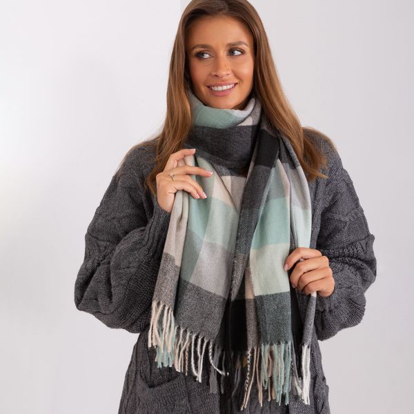 Wool Fashion suuri neulehuivi musta