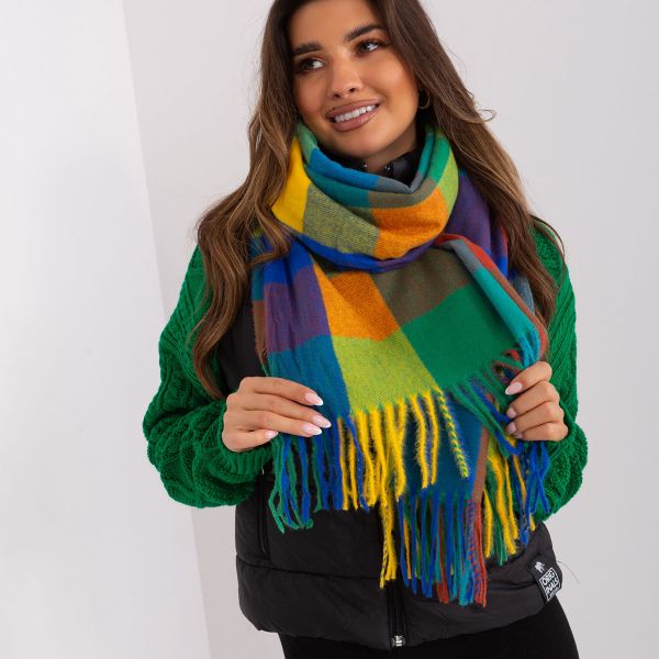 Wool Fashion suuri neulehuivi vihreä