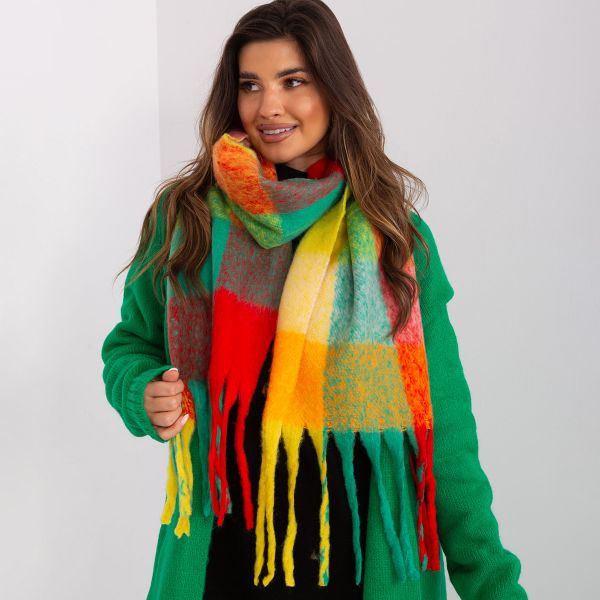 Wool Fashion ruutuhuivi hapsuilla