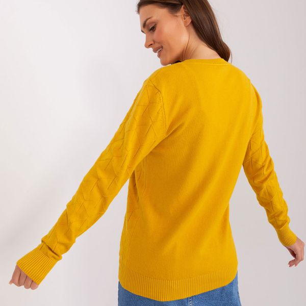 Wool Fashion Emila neulospaita mustard-3