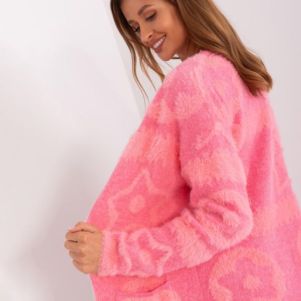 Wool Fashion Tilda neuletakki pinkki-2