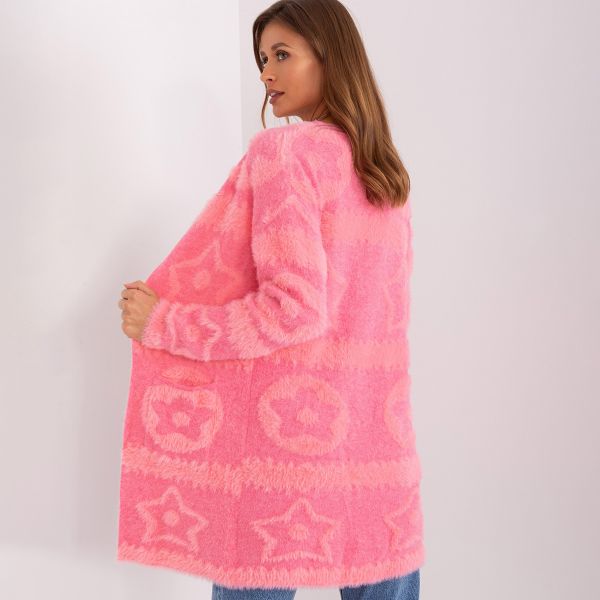 Wool Fashion Tilda neuletakki pinkki-3