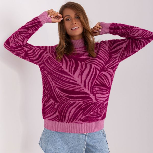 Wool Fashion Lorna neulepaita violetti-1