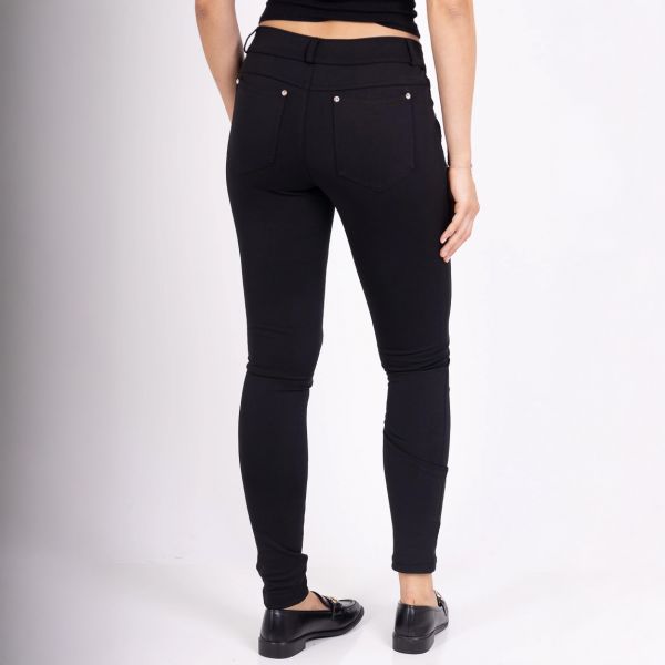 Girl Vivi stretch-housut musta-9