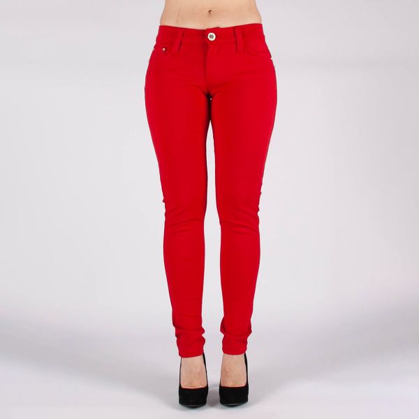 Girl Vivi stretch-housut punainen-3