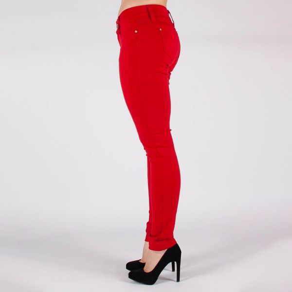 Girl Vivi stretch-housut punainen-2