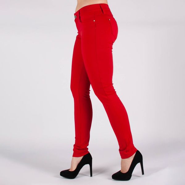 Girl Vivi stretch-housut punainen