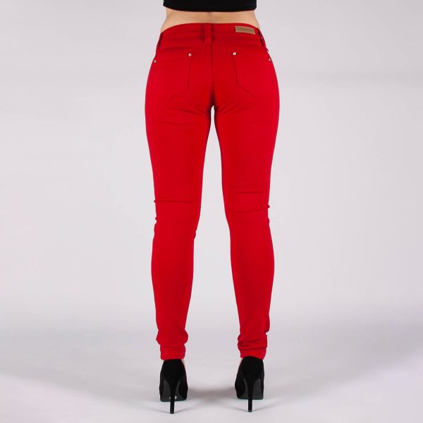 Girl Vivi stretch-housut punainen-5