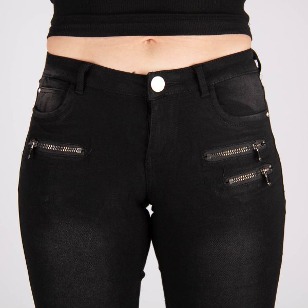 Girl Vivi Superstretch farkut musta-3