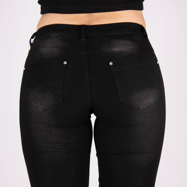 Girl Vivi Superstretch farkut musta-7