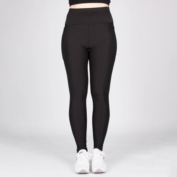 ShoSho Diamond Honeycomb leggingsit musta-3